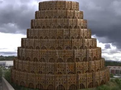 Babylon Tower of Babel 3D model
