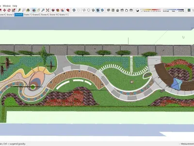 Sketchup Plaza 200 3D model
