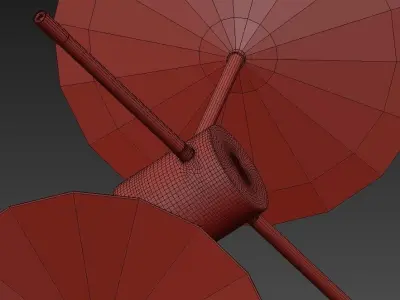 Disc Turbaya SS 6 Chandelier 3D model