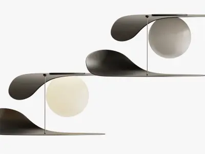 Ceiling Light Flow Kdln 3D model