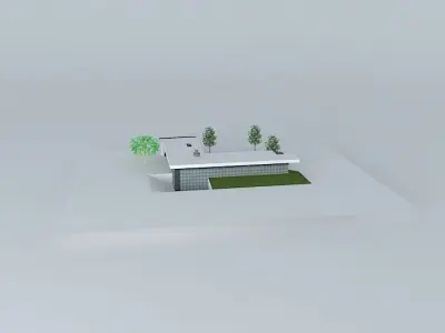 Modern House Free 3D model