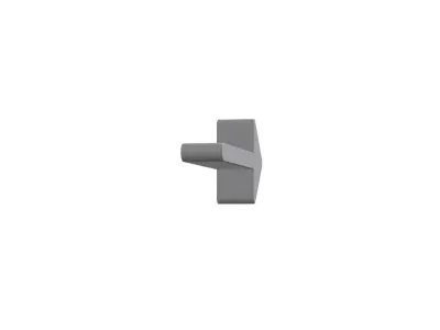 3d arrow alt left Low-poly 3D model