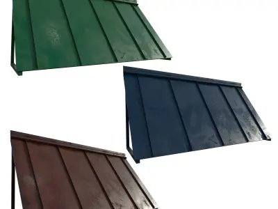 awning kitbash 3D model