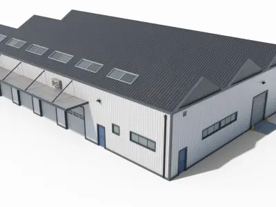  Industrial Buildings And Props Collection 