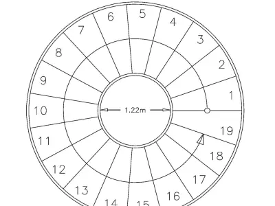 Spiral staircase 7 3D model
