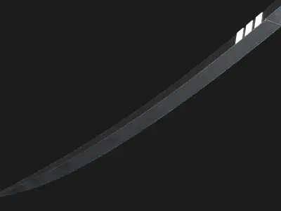 Fantasy Sci-Fi Sword v2 Low-poly 3D model