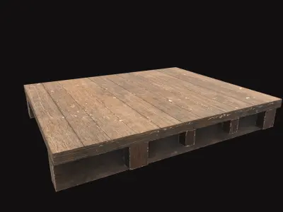 Medieval Floor V02 Low-poly 3D model