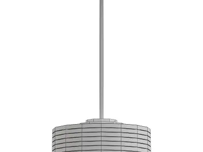 CAPRI pendant light with shade 3D model