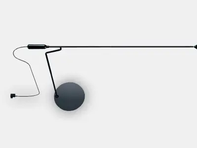 VAGHOJD LED floor lamp Low-poly 3D model