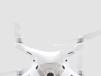 Phantom 4 Pro V2 0 Low-poly 3D model