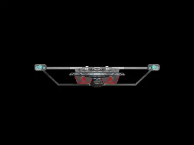 Star Trek Hiawatha-Class Starship Low-poly 3D model
