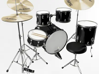 Drum Kit 3D model