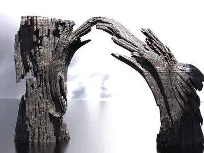 Femorian cliff lances  2 3D model