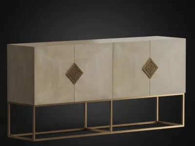 Miramar Carmel Sierra Buffet 3D model