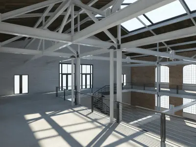 Loft Hall  3D model