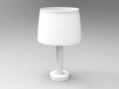 Bed Side Lamp 002 Low-poly 3D model