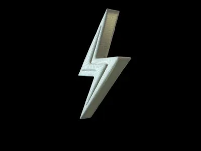 lighting  icon Low-poly 3D model