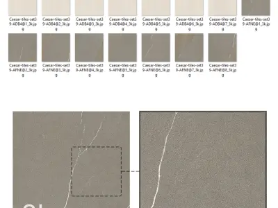 Caesar Set 39 - Porcelain Tiles BUNDLE - 2 types - 3k Texture