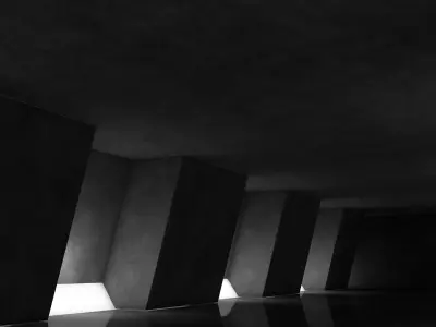 Sci Fi Tunnel 3D model