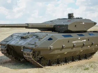 Next Gen MBT Low Poly Game Ready  Low-poly 3D model