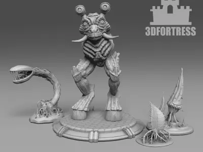 Alien Creature 3D print model