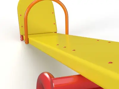 Seesaw for Playground 3D model