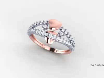 R-100 LADIES RINGS 3DM AND STL CAD MODELS LOT 3D print model