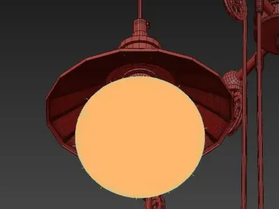 Loft Cone Pendant Reflector Balance 3 3D model
