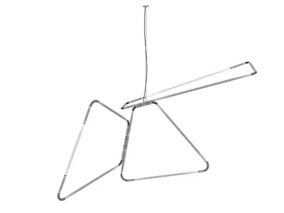 DC1206A pendant light hanging from wall 3D model