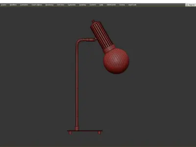 Hudson Valley Reade Table Lamp Low-poly 3D model