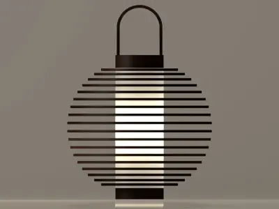 Reed Lamp 2 3D model