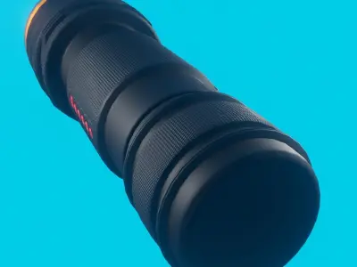 torch flashlight 3D model purchase