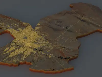 Riyadh City Saudi Arabia 3D model