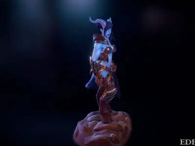 Warcraft draenei 3d model 3D model
