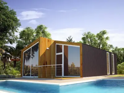 Modular house 3D model