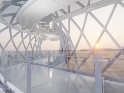 Future Bridge 03 3D model