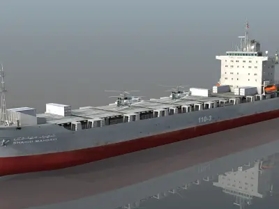  Iranian Navy drone carrier IRIS Shahid Mahdavi C110-3 