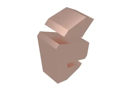 Sci-Fi Number 6 v1 011 Low-poly 3D model