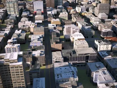 City 27 Low-poly 3D model