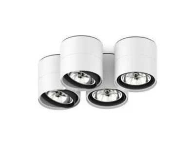 spotlights 03 Low-poly 3D model