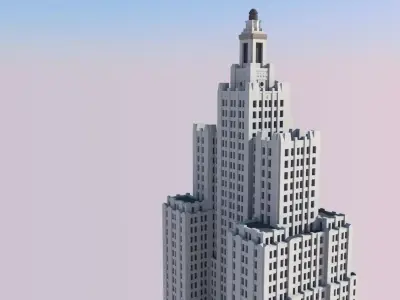 Industrial National Bank Building Free 3D print model