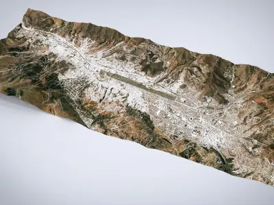 Cityscape Cusco Peru 3D model