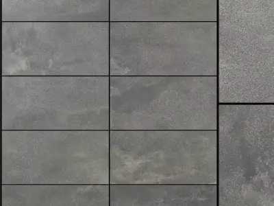 ABK Blend Concrete Grey 300x600 3D model