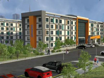 STUDENT DORMITORY 3D model