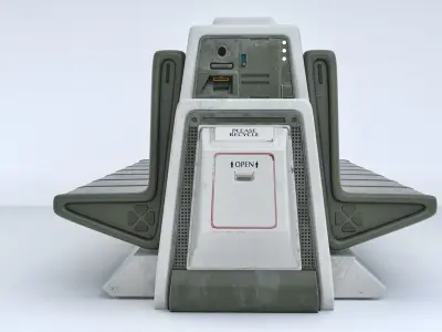 Sci-Fi Seat 3D model