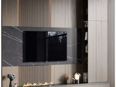 Tv Wall 69 3D model