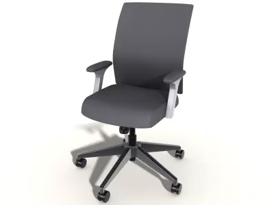 office chair adjustable Low-poly 3D model
