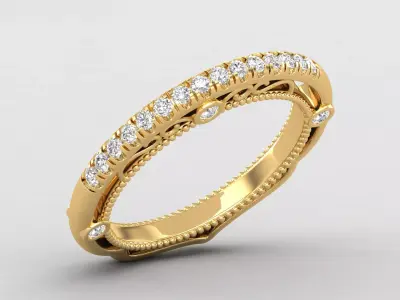 Jewellery Ring 3D Print Model 3D print model