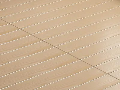 Oak Floor Low-poly 3D model