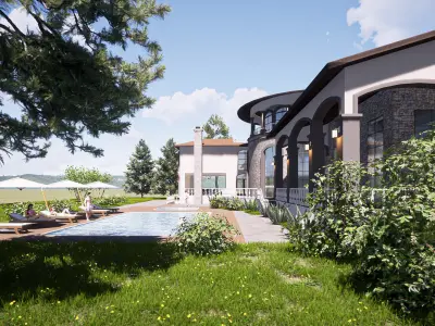 Villa2 Estate 3D model